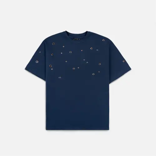 Футболка Tassha Yu Eyelet Tee Space 