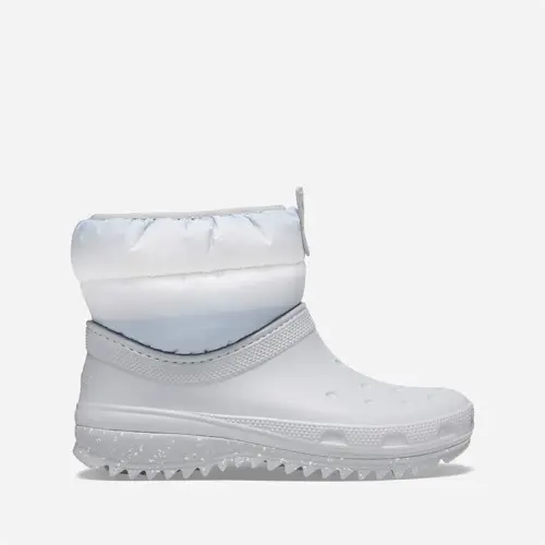 Женские Crocs Classic Neo Puff Shorty Boot W 207311 LIGHT GREY/WHITE