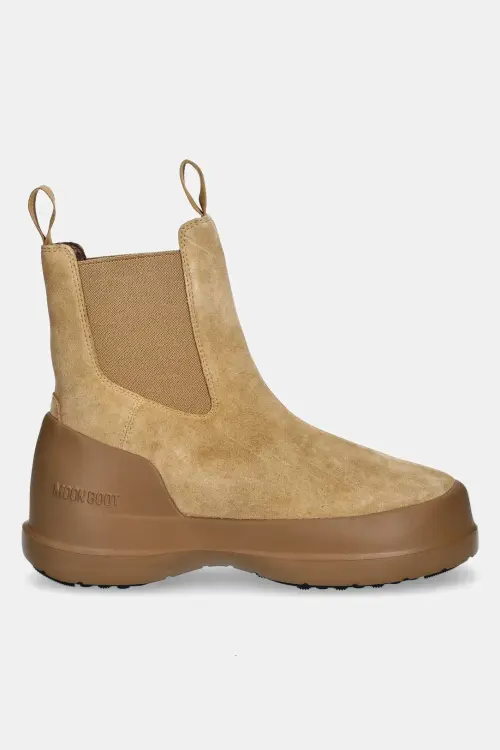 Замшевые ботинки Moon Boot MB LUNA CHELSEA SUEDE цвет коричневый 80D2480050 L003