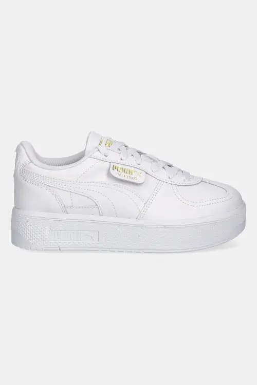 Кожаные кроссовки Puma Palermo Elevata Lth Wns женские цвет белый 400461