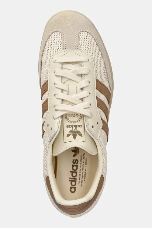 Кроссовки adidas Originals Samba OG цвет бежевый