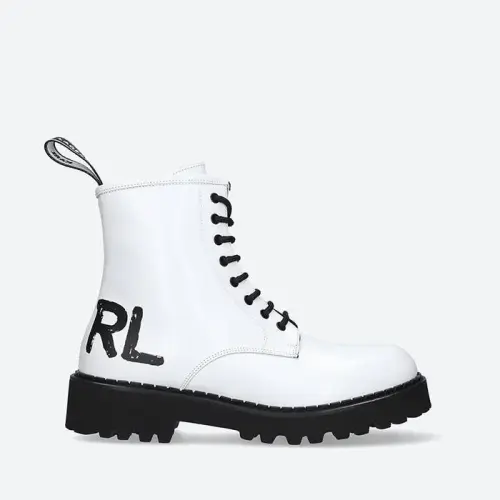 Женские Karl Lagerfeld Troupe Brush Logo Boot Hi KL45450I 011
