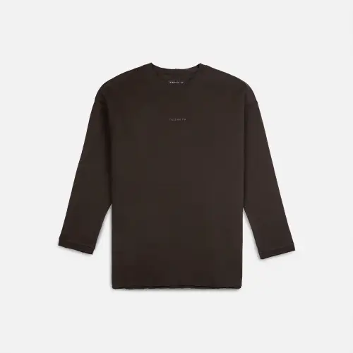 Tassha Yu Logo Longsleeve Dark Brown  Tassha Yu Logo Longsleeve Dark Brown