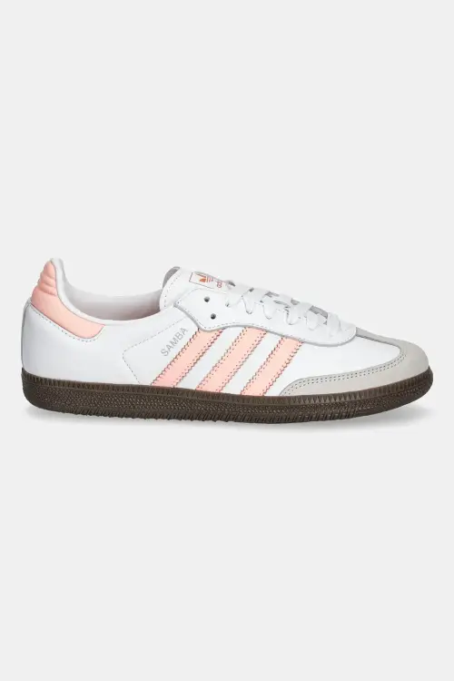Кожаные кроссовки adidas Originals Samba Og W цвет белый JH5687