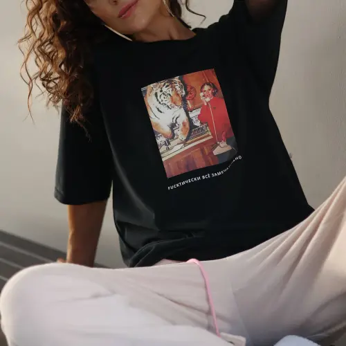 Tassha Yu FVZ Tee Black 