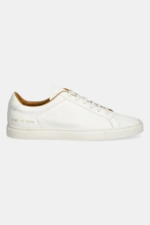 Кожаные кроссовки Common Projects Retro Summer Premium женские цвет белый 6189