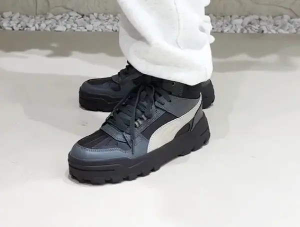 Ботинки Puma Rebound Abrupt Winter (398697-01) обзор на ногах