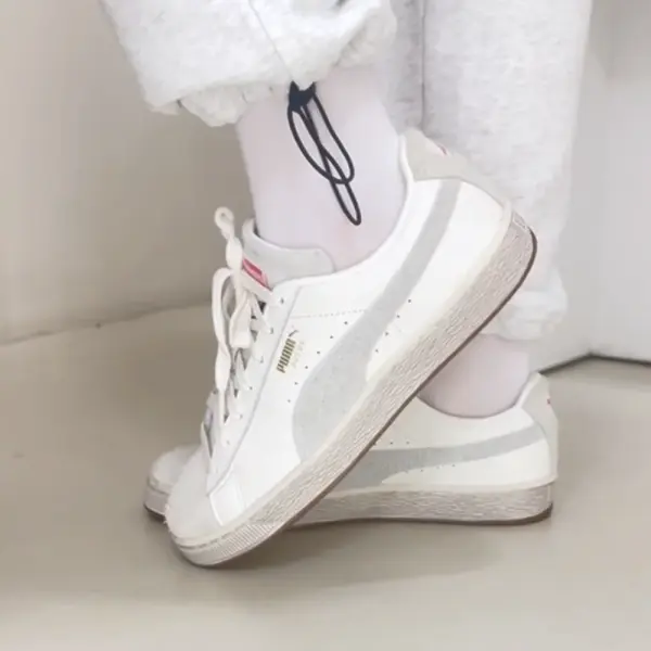 Кеды Puma Suede Staple (396254-01) обзор модели на ногах