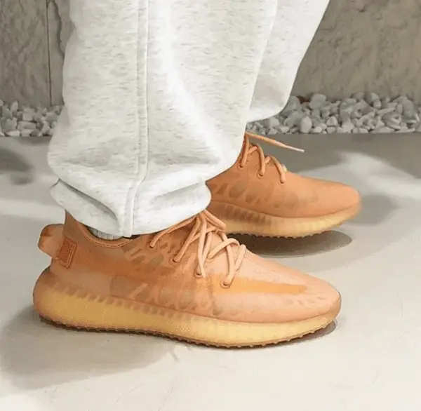 Кроссовки Adidas Yeezy Boost 350 V2 (GW2870) обзор на ногах