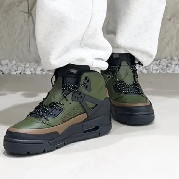 Кроссовки Jordan Winterized Spizike (FD4653-300) обзор на ногах