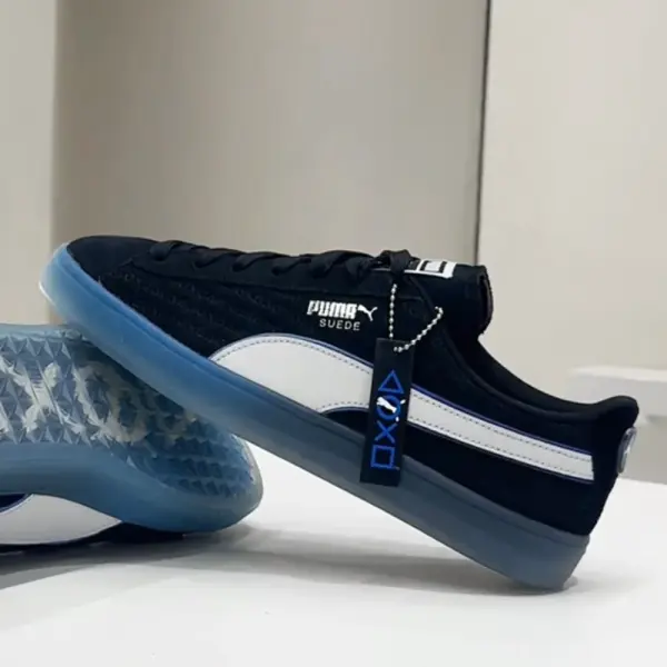 Кеды Puma Suede Playstation (396246-02) обзор модели на ногах