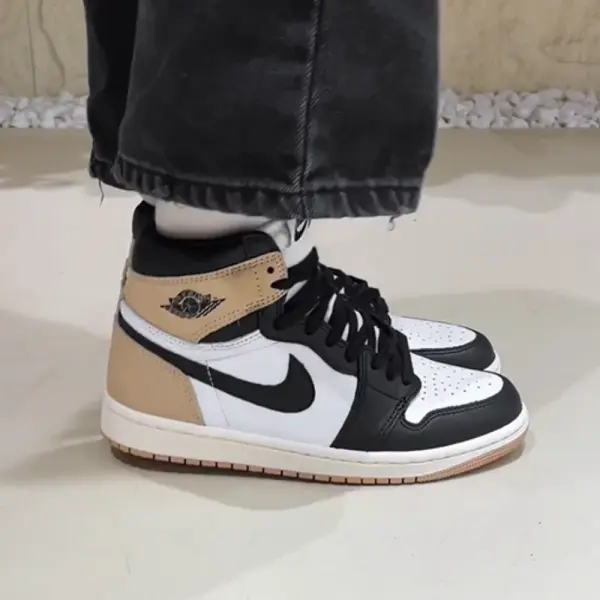 Кроссовки Jordan 1 Retro High OG (FD2596-021) обзор на ногах
