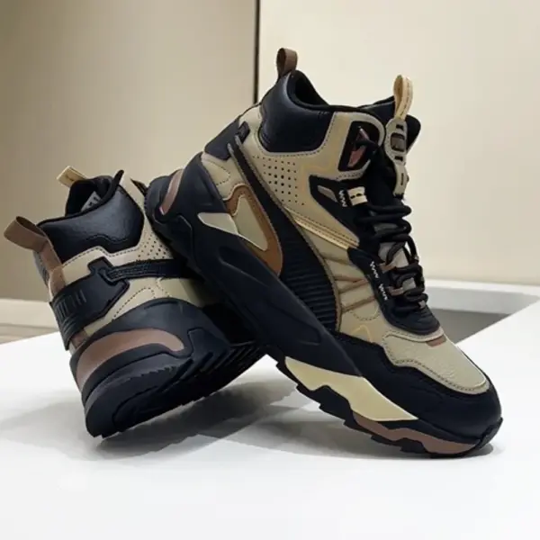 Кроссовки Puma Trinity Mid Hybrid L (393985-09) обзор на ногах