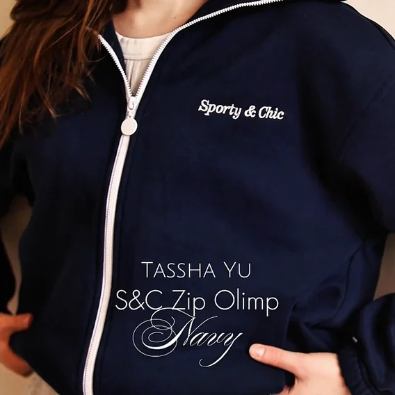 Свитшот Tassha Yu S&amp;C Zip Olimp Navy (TY253-080)