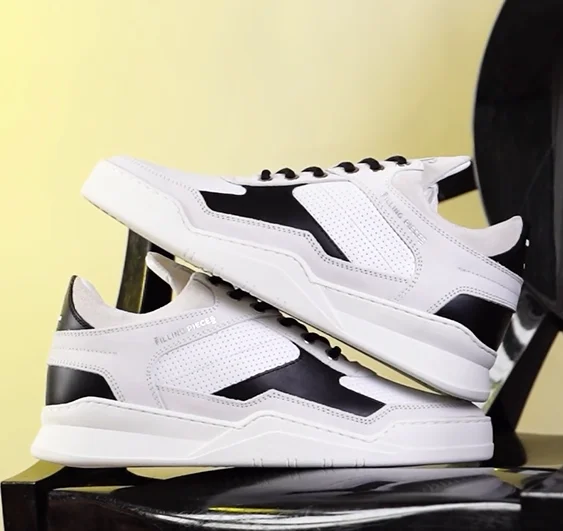 Кроссовки Filling Pieces Low Top Ghost Paneled (25298802024)