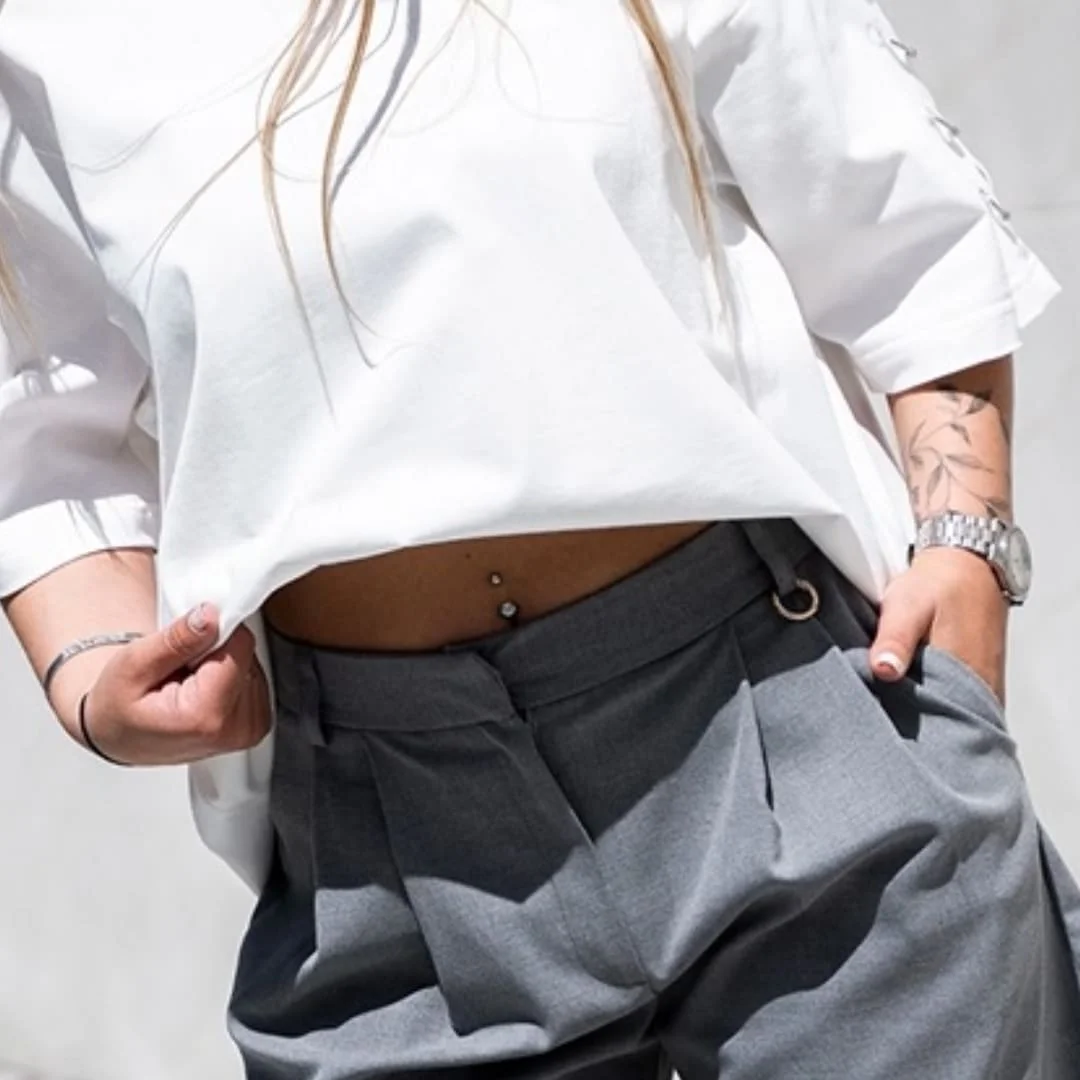 Шорты Tassha Yu Cheeky Shorts Silver (TY651-225)