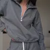 Tassha Yu Zip Polo Grafit Melange (TY499-145)