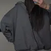 Tassha Yu Tag Me Zip Hoodie OVSZD Grafit Melange (TY529-145)