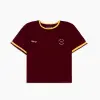 Футболка Tassha Yu Teamka Cropped Tee Vintage Wine (TY317-801)