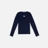 Лонгслив Tassha Yu Minimal Longsleeve Navy (TY768-080)