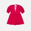 Платье Tassha Yu Flawless Bubble Sleeve Dress Fuchsia (TY003-220)