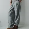 Брюки Tassha Yu Wooly Boss Pants Fossil Melange (TY531-148)