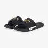 Замшевые шлепанцы Puma Leadcat 2.0 цвет чёрный 384872.01-black