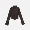 Tassha Yu Posh Spice Rushguard Dark Brown (TY042-208)
