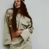 Укороченный жакет Tassha Yu Shortcut Jacket Khaki (TY147-847)