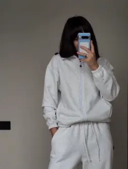 Tassha Yu Tag Me Zip Olimp White Melange 