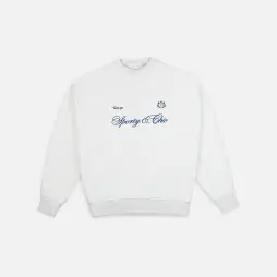 Свитшот Tassha Yu S&amp;C Blazon Sweatshirt White Melange 