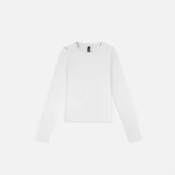 Лонгслив Tassha Yu Bloom Longsleeve White Melange