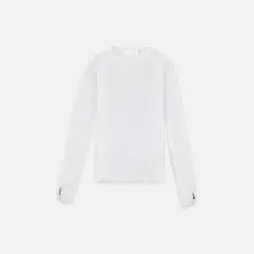 Лонгслив Tassha Yu Metal Logo Sheet Longsleeve Milk White 