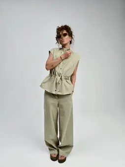 Жилет Tassha Yu Waisted Vest Khaki