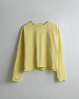 Tassha Yu Logo Cropped Longsleeve Sunshine