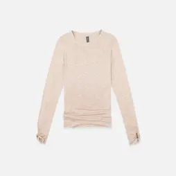 Лонгслив Tassha Yu Metal Logo Sheet Longsleeve Sand 