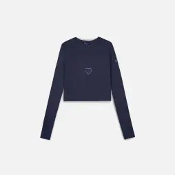 Лонгслив Tassha Yu Whole Heart Longsleeve Black Silver
