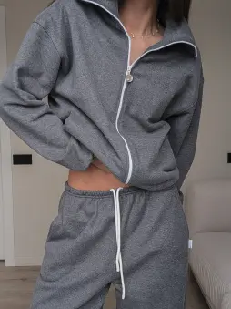 Tassha Yu Tag Me Zip Olimp Grafit Melange 