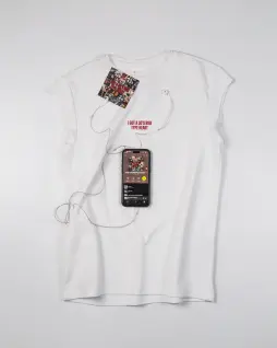 Футболка Tassha Yu RnB Heart White